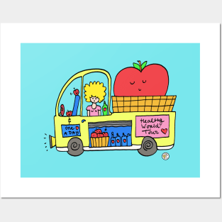 Apple Food Truck! Posters and Art